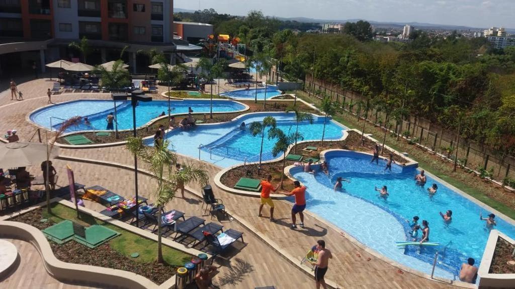 Caldas Novas Privê Alta Vista Thermas Resort - Sensacional! Apto Suíte Luxo 02 Quartos até 06 pessoas - Incrível! Extérieur photo